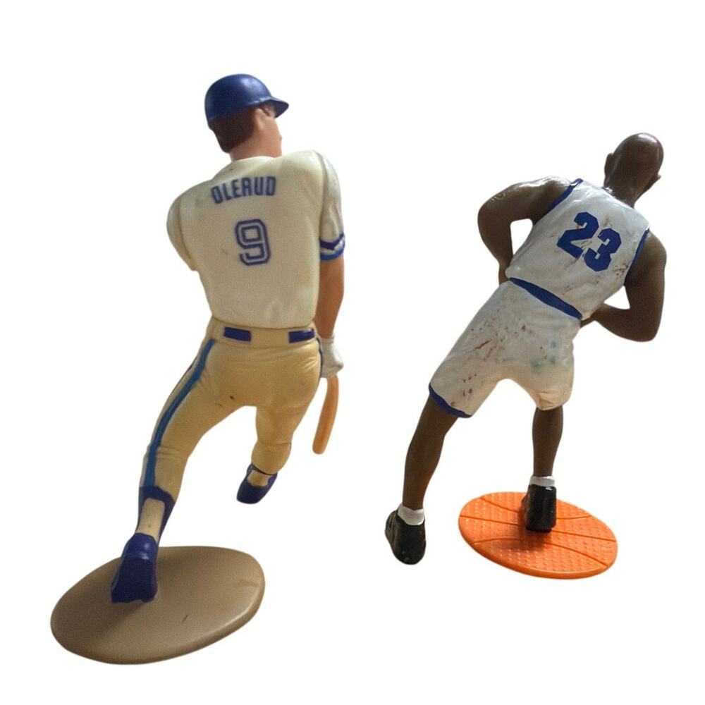 Vintage Sport Figure Blue Jay Olerud Baseball Space Jam Michael Jordan 1994 1996 - Picture 4 of 7